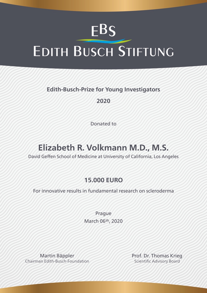 Edith-Busch-Prize for Young Investigators 2020